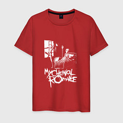 Футболка хлопковая мужская My Chemical Romance, цвет: красный