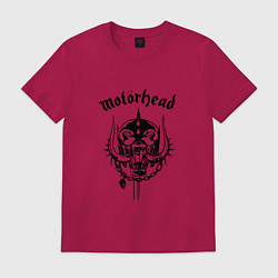 Футболка хлопковая мужская Motrhead: Black Devil, цвет: маджента