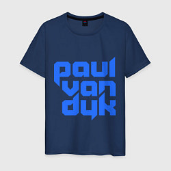 Футболка хлопковая мужская Paul van Dyk: Filled, цвет: тёмно-синий