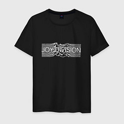Футболка хлопковая мужская Joy Division, цвет: черный