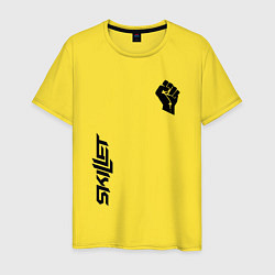 Футболка хлопковая мужская Skillet Force, цвет: желтый
