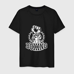 Футболка хлопковая мужская Black Boxing, цвет: черный