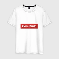 Футболка хлопковая мужская Don Pablo Supreme, цвет: белый