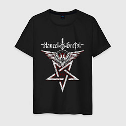 Футболка хлопковая мужская Hanzel und Gretyl 87, цвет: черный