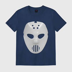 Футболка хлопковая мужская Angerfist Mask, цвет: тёмно-синий