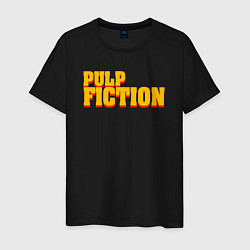 Футболка хлопковая мужская Pulp Fiction, цвет: черный