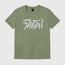 Футболка хлопковая мужская Trash gang, цвет: авокадо