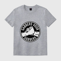 Футболка хлопковая мужская Gabbers, цвет: меланж