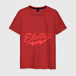 Футболка хлопковая мужская Electric Ray, цвет: красный