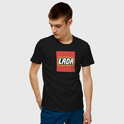 Футболка хлопковая мужская LADA LEGO цвета черный — фото 2