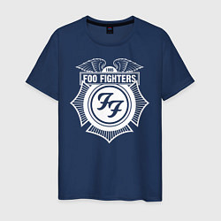 Футболка хлопковая мужская Foo Fighters: Eagle, цвет: тёмно-синий