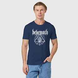 Футболка хлопковая мужская Behemoth, цвет: тёмно-синий — фото 2