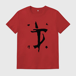 Футболка хлопковая мужская DOOM Slayer, цвет: красный