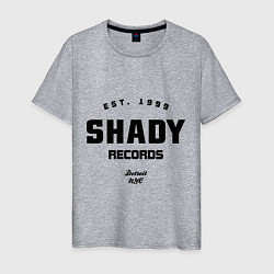 Футболка хлопковая мужская Shady records, цвет: меланж