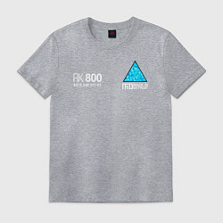 Футболка хлопковая мужская RK800 CONNOR, цвет: меланж