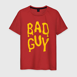 Футболка хлопковая мужская Bad Guy, цвет: красный
