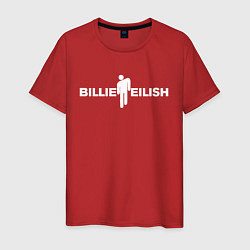 Футболка хлопковая мужская BILLIE EILISH: Black Fashion, цвет: красный