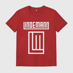 Футболка хлопковая мужская LINDEMANN, цвет: красный