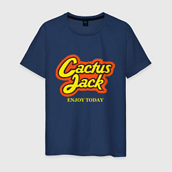 Футболка хлопковая мужская Cactus Jack, цвет: тёмно-синий