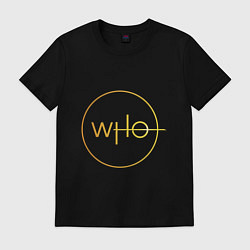 Футболка хлопковая мужская DOCTOR WHO, цвет: черный