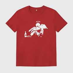 Футболка хлопковая мужская Banksy, цвет: красный