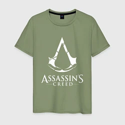 Футболка хлопковая мужская Assassin’s Creed, цвет: авокадо