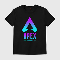 Футболка хлопковая мужская APEX LEGENDS, цвет: черный