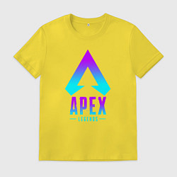 Футболка хлопковая мужская APEX LEGENDS, цвет: желтый