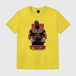 Футболка хлопковая мужская Tyson, цвет: желтый