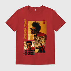 Футболка хлопковая мужская BLINDING LIGHTS, цвет: красный