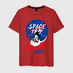 Футболка хлопковая мужская Space trip, цвет: красный