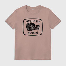 Футболка хлопковая мужская Canelo Alvarez, цвет: пыльно-розовый