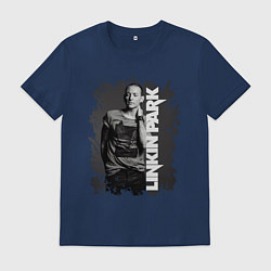 Футболка хлопковая мужская LINKIN PARK, цвет: тёмно-синий