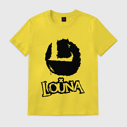 Футболка хлопковая мужская Louna, цвет: желтый