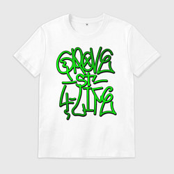 Футболка хлопковая мужская GTA Tag GROVE, цвет: белый