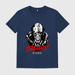 Футболка хлопковая мужская STAAAAARS!, цвет: тёмно-синий