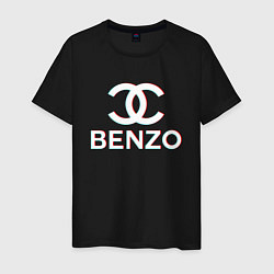 Футболка хлопковая мужская BBT BENZO GANG, цвет: черный