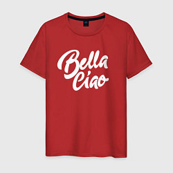 Футболка хлопковая мужская Bella Ciao, цвет: красный
