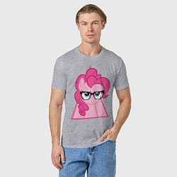 Футболка хлопковая мужская Pinky Pie hipster, цвет: меланж — фото 2