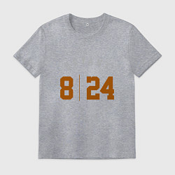 Футболка хлопковая мужская Kobe Bryant, цвет: меланж