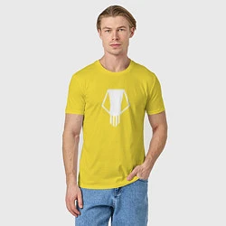 Футболка хлопковая мужская Bakugo t-shirt, цвет: желтый — фото 2