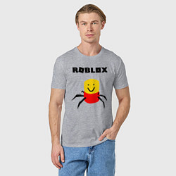 Футболка хлопковая мужская ROBLOX, цвет: меланж — фото 2