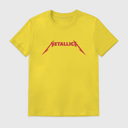 Футболка хлопковая мужская And Justice For All Metallica, цвет: желтый