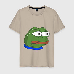 Футболка хлопковая мужская Pepe MonkaS, цвет: миндальный