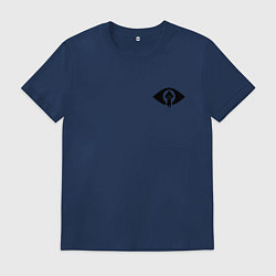 Футболка хлопковая мужская Little Nightmares, цвет: тёмно-синий