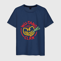 Футболка хлопковая мужская Wu-Tang Clan, цвет: тёмно-синий