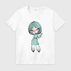 Футболка хлопковая мужская Доктор, цвет: белый