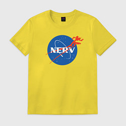 Футболка хлопковая мужская Nerv, цвет: желтый