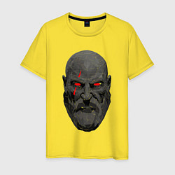 Футболка хлопковая мужская Kratos ART, цвет: желтый