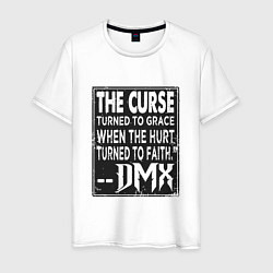 Футболка хлопковая мужская DMX - The Curse, цвет: белый